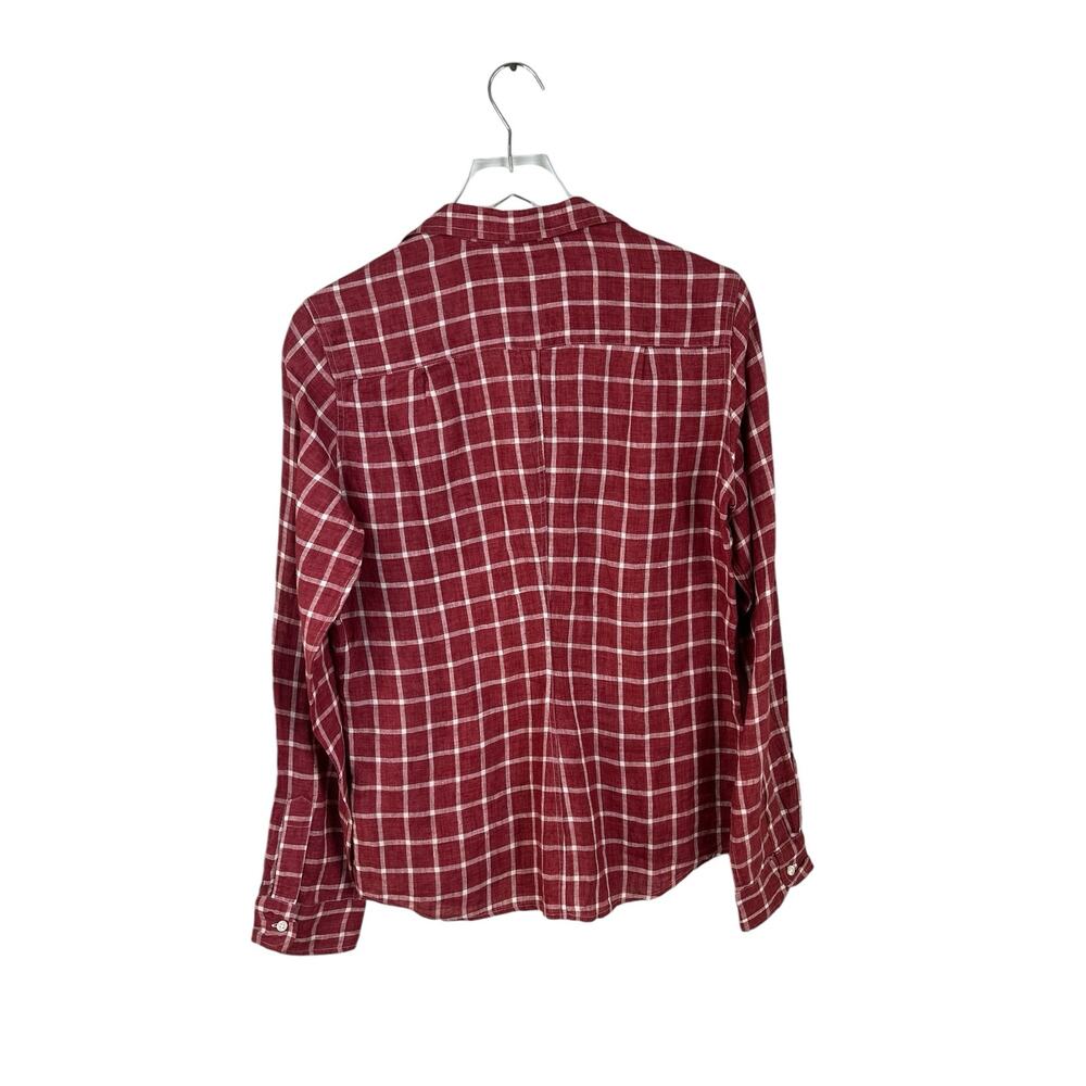 Frank & Eileen Red Plaid Blouse - Picture 3 of 6